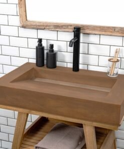 Square Concrete Vessel Sink